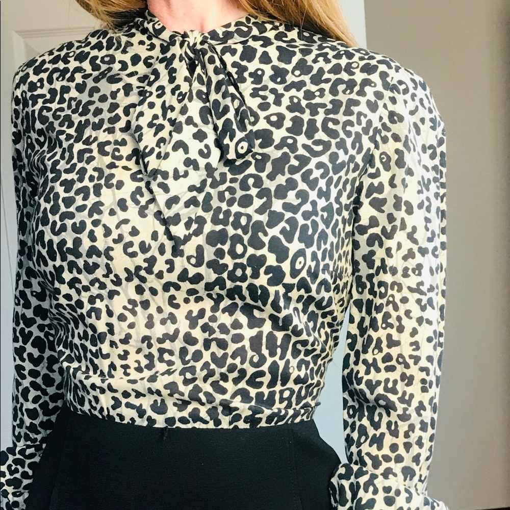 SOLD Vintage 60s leopard dress set - Picture 3 of 8